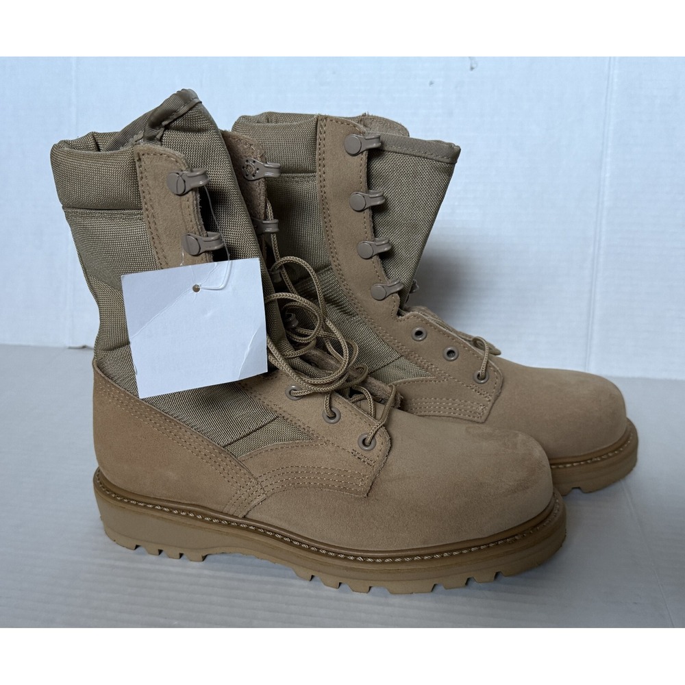 US‎ Military Mondo PT - Men's USA Leather Combat Boots - Size 7 - NEW!
